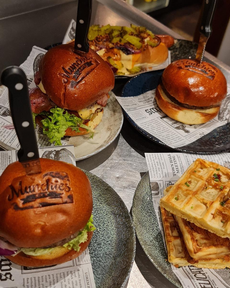 Munchies burgers and waffles from the wider Green House food offering