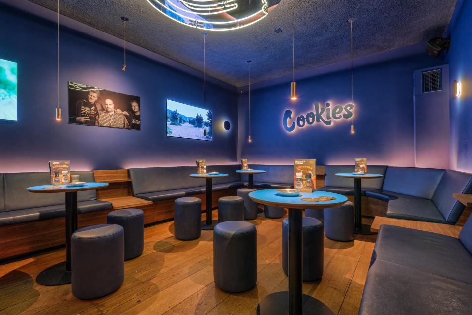Cookies Lounge area inside Green House United